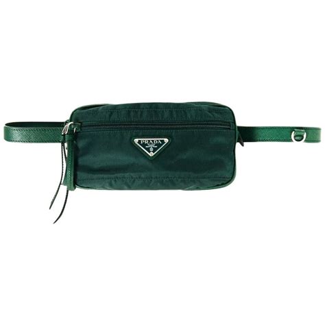 prada green fanny pack|prada backpack outlet.